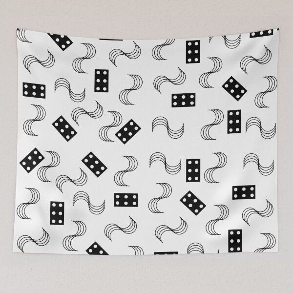 Item preview, Abstract S Domino Pattern black designed and sold by mrtraz.