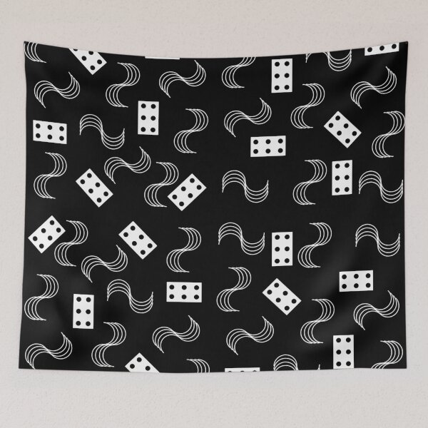 Item preview, Abstract S Domino Pattern white designed and sold by mrtraz.