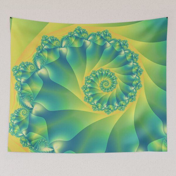 Item preview, Bright Yellow and Green Spiral designed and sold by Kitty Bitty.