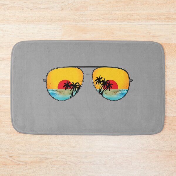 Item preview, Palm trees summer vacation tropics islands tropical sunglasses retro design designed and sold by brunsch-print.
