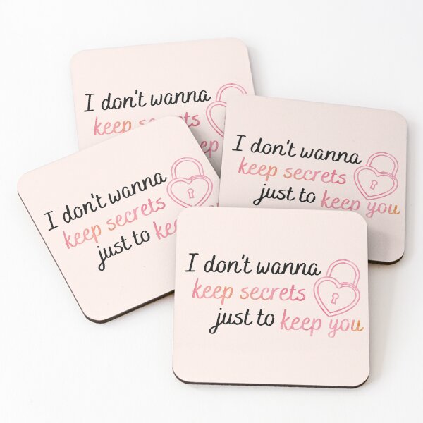 Item preview, I Don't Wanna Keep Secrets Taylor Swift designed and sold by Mint-Rose.