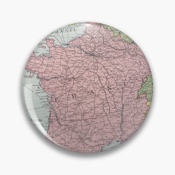 Item preview, Old France Map (1925) Vintage French Country Atlas designed and sold by BravuraMedia.