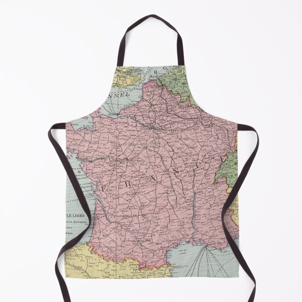 Item preview, Old France Map (1925) Vintage French Country Atlas designed and sold by BravuraMedia.