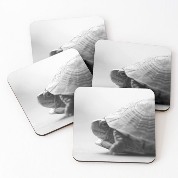 Item preview, Turtle Profile in Black and White designed and sold by StampCity.