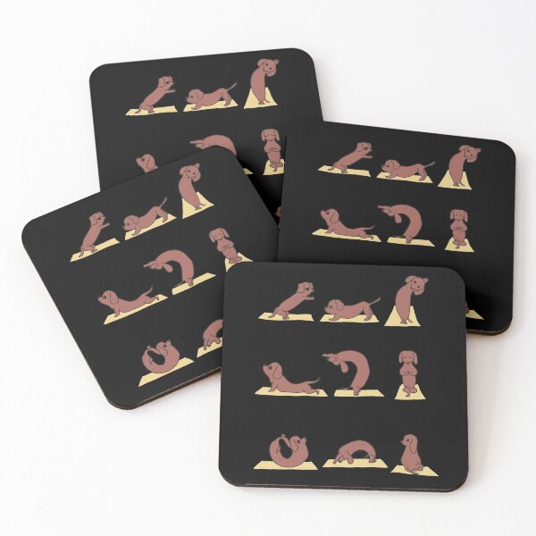 Item preview, Yoga dog series - let's woof and stretch! designed and sold by B-TOWNS.
