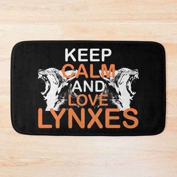 Item preview, Keep Calm Love Lynxes lynx lynx lynx motif designed and sold by DerNerd.