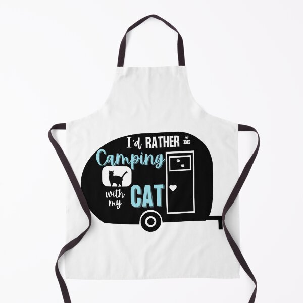Item preview, I'd Rather Be Camping With My Cat | Retro Camper designed and sold by Jewelspride.