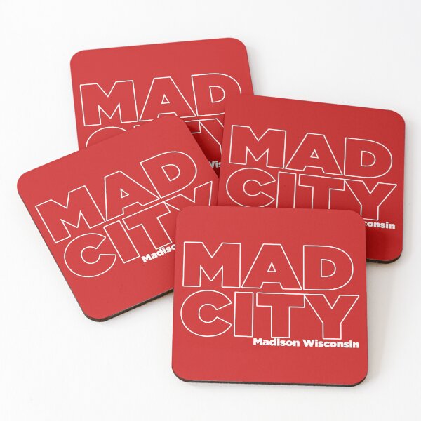 Item preview, CITY NICKNAMES - MAD CITY - MADISON WISCONSIN designed and sold by WOOFANG.