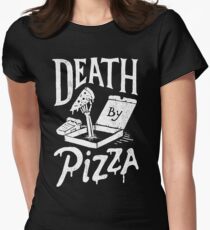 Death By Pizza Women's Fitted T-Shirt