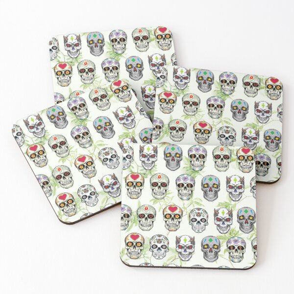 Item preview, set of decorated skulls designed and sold by Marouane21.