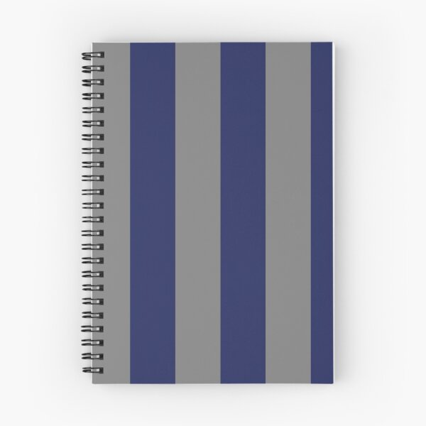 Item preview, Navy Blue and Gray Stripes, Vertical Awning Stripes designed and sold by Amy Brinkman.