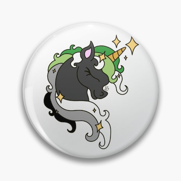Item preview, Aromantic Pride Unicorn designed and sold by fferretdoodles.
