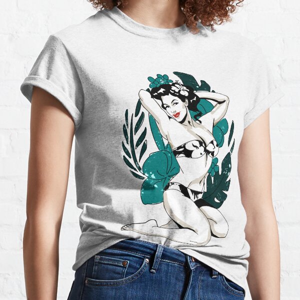 Wellcoda Lingerie Adult Girl Mens T-shirt, Panties Graphic Design Printed  Tee