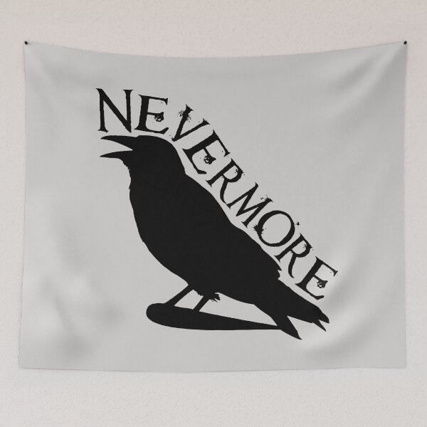 Item preview, Edgar Allan Poe Raven Nevermore Poetry designed and sold by GrynszpanDezign.
