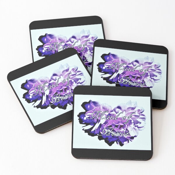 Item preview, Maid of Honor Heart Violet designed and sold by craftsbydaphy.