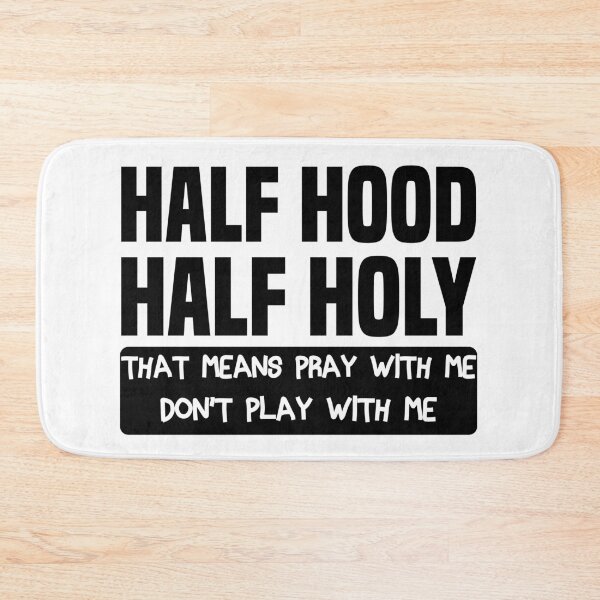 Item preview, Half Hood Half Holy Shirt That Means Pray With Me Funny T-Shirt designed and sold by Shop-collection.
