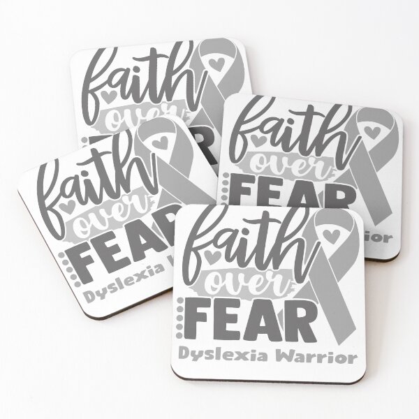 Item preview, Faith Over Fear Dyslexia Warrior designed and sold by largellie.