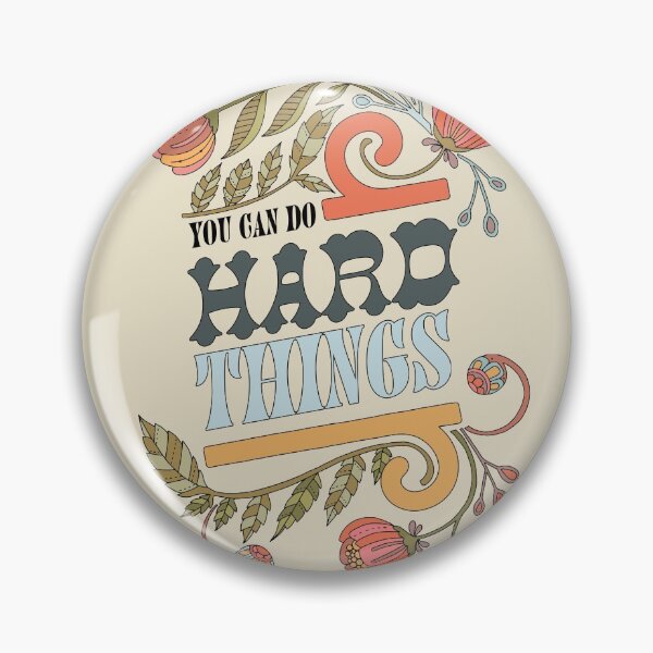 Item preview, You can do hard things designed and sold by Valentina Harper.