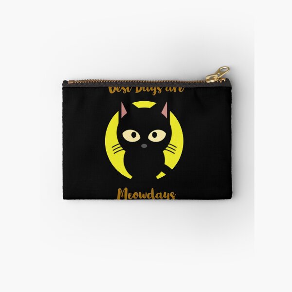 Item preview, Best days are meowdays Funny black cat designed and sold by Cool Store.