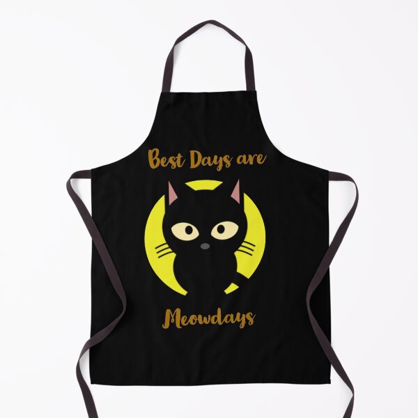 Item preview, Best days are meowdays Funny black cat designed and sold by Cool Store.