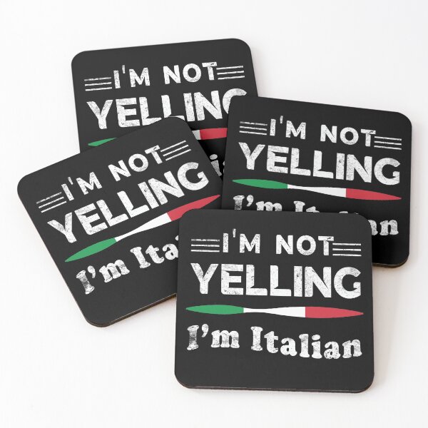 Item preview, I'm Not Yelling I'm Italian designed and sold by Docartdesign.