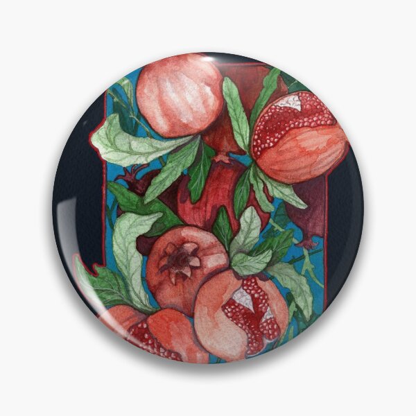 Item preview, Pomegranates on Navy designed and sold by JJLosh.