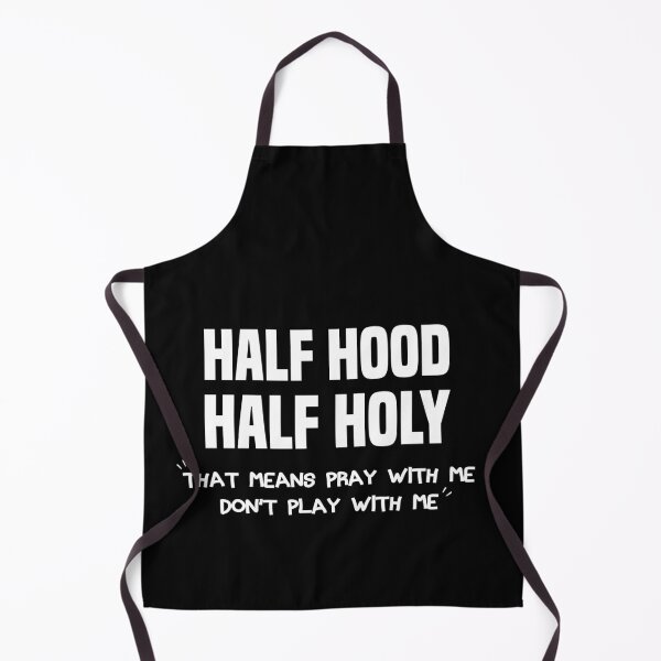 Artikelvorschau, Halbe Kapuze, halb heilig, das bedeutet, bete, spiel nicht mit mir T-Shirt entworfen und verkauft von Shop-collection.