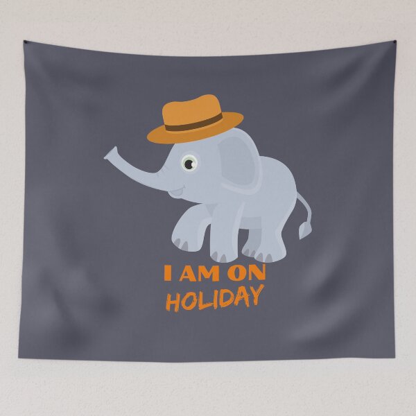 Item preview, I am on holiday, Love Elephant designed and sold by idesignbyJiras.