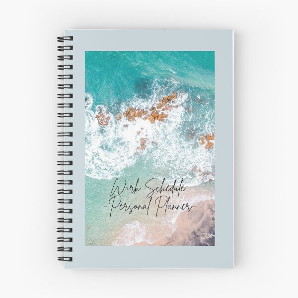 Item preview, Beach Work Schedule, Personal Planner  designed and sold by PlumNearly.