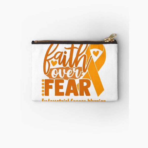 Item preview, Faith Over Fear Endometrial Cancer Warrior designed and sold by largellie.