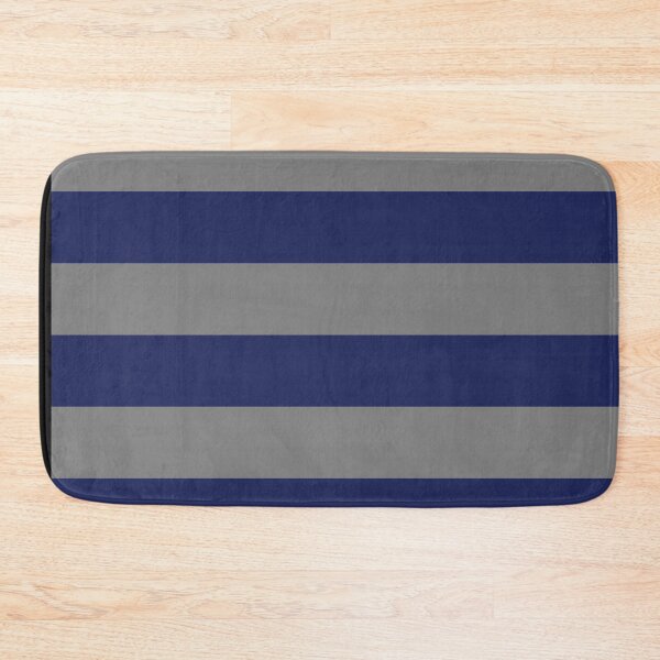Item preview, Navy Blue and Gray Stripes, Horizontal Awning Stripes designed and sold by Amy Brinkman.