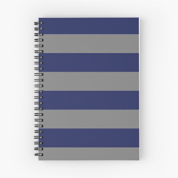 Item preview, Navy Blue and Gray Stripes, Horizontal Awning Stripes designed and sold by Amy Brinkman.