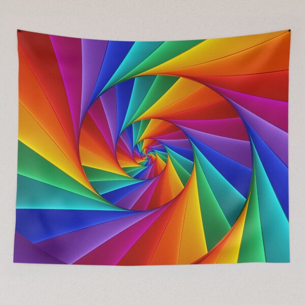 Item preview, Psychedelic Rainbow Spiral designed and sold by Kitty Bitty.