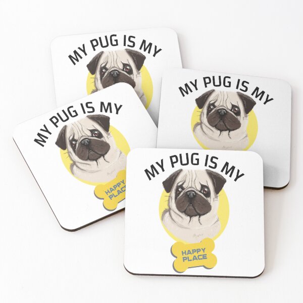 Item preview, My Pug is My Happy Place designed and sold by Nathan256.