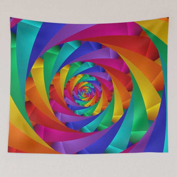 Item preview, Psychedelic Rainbow Spiral designed and sold by Kitty Bitty.