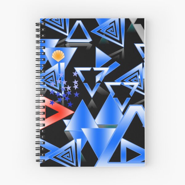 Item preview, Beautiful blue triangles assortment designed and sold by aminz4.