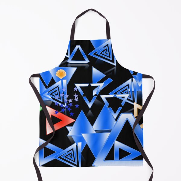 Item preview, Beautiful blue triangles assortment designed and sold by aminz4.