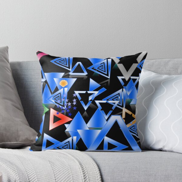 Item preview, Beautiful blue triangles assortment designed and sold by aminz4.