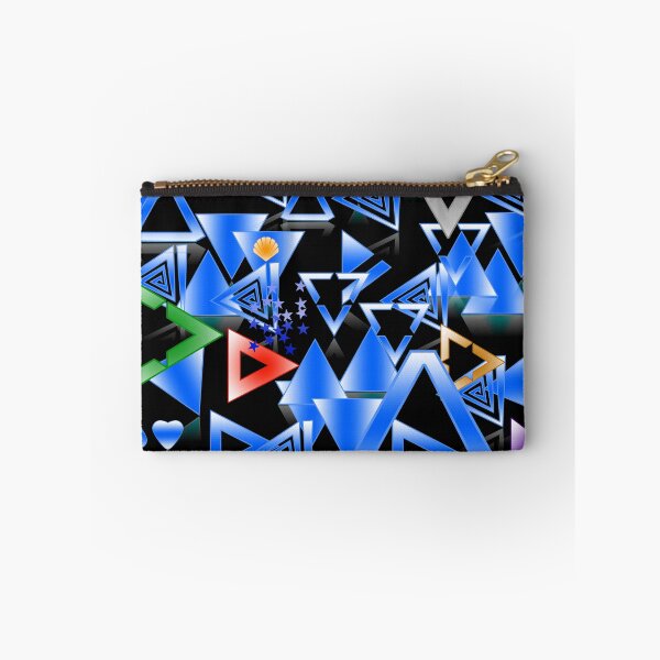 Item preview, Beautiful blue triangles assortment designed and sold by aminz4.