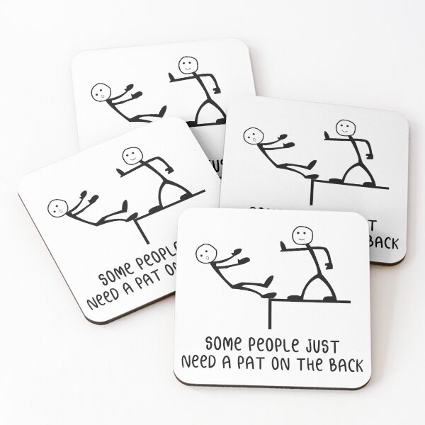Item preview, Some People Just Need A Pat On The Back Adult Humor Sarcasm Mens Funny T Shirt designed and sold by Shop-collection.
