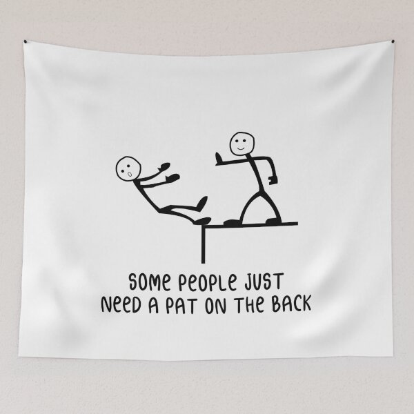 Item preview, Some People Just Need A Pat On The Back Adult Humor Sarcasm Mens Funny T Shirt designed and sold by Shop-collection.