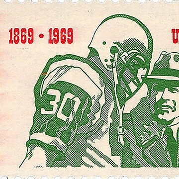 100th Anniversary Of College Football 1969 US Postage Stamp 6