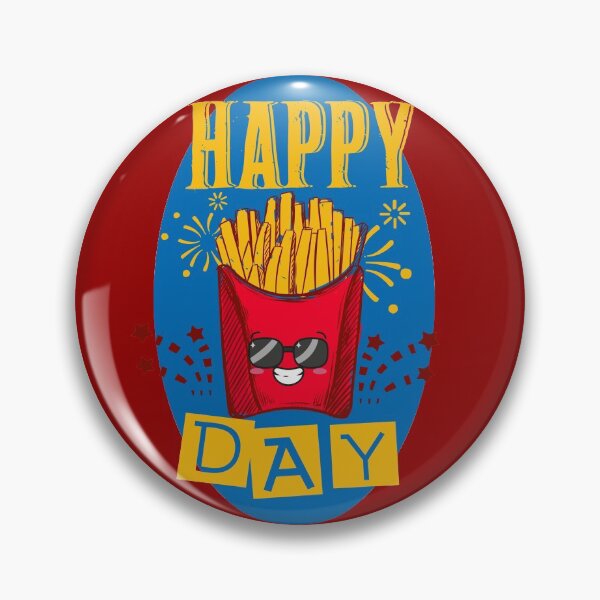 Item preview, Happy national french fry day Happy Fry Day  designed and sold by Amirebdesign.