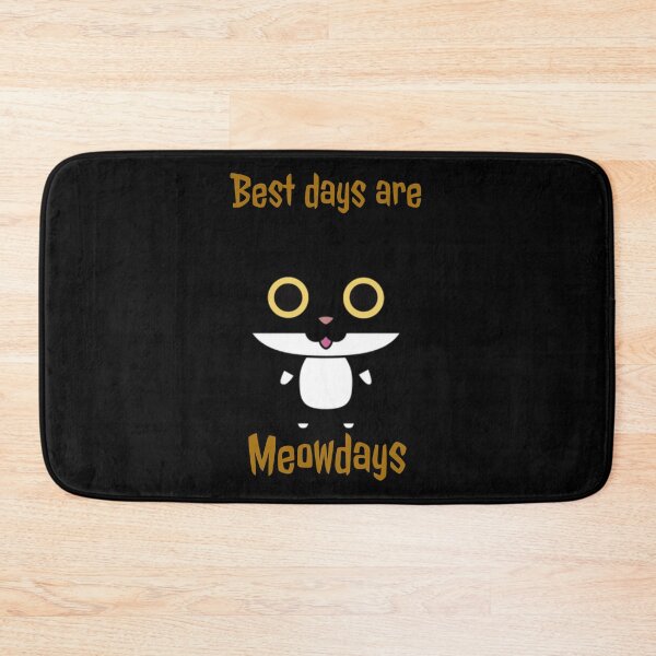 Item preview, Best days are meowdays Funny - black white cat designed and sold by Cool Store.