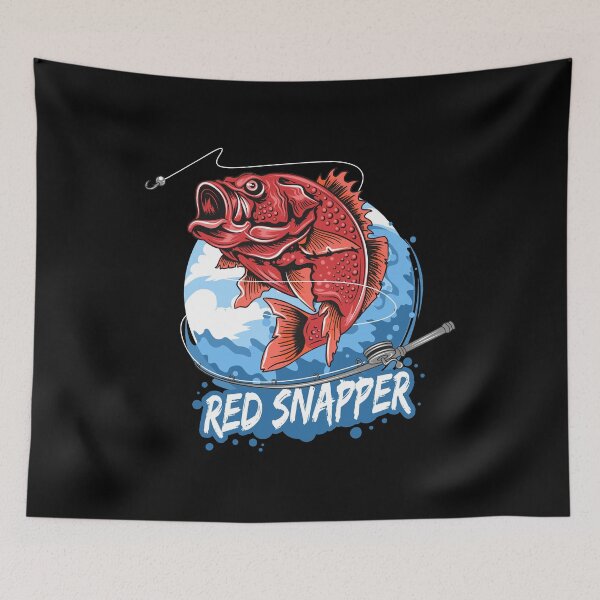 Item preview, Angler fish red snapper fisherman artwork designed and sold by elcapitano12.