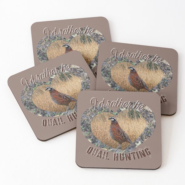 Item preview, I'd Rather be Bobwhite Quail Hunting Design designed and sold by LifeCrush.