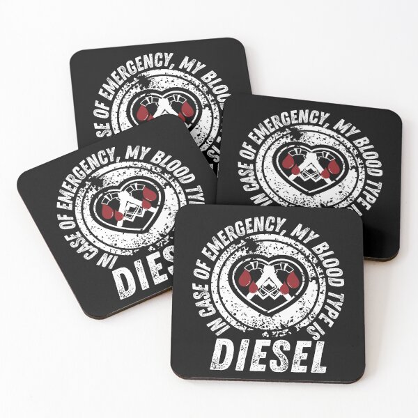 Item preview, I Heart Diesel Life, Blood Type Diesel -Funny Trucker designed and sold by Mary Maple.