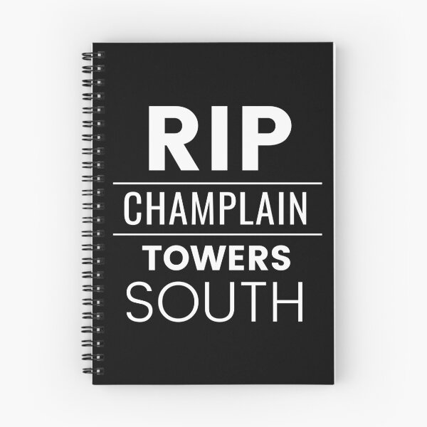Item preview, RIP Champlain Towers South | Surfside Condo Collapse | Black and White designed and sold by NoirOwned.