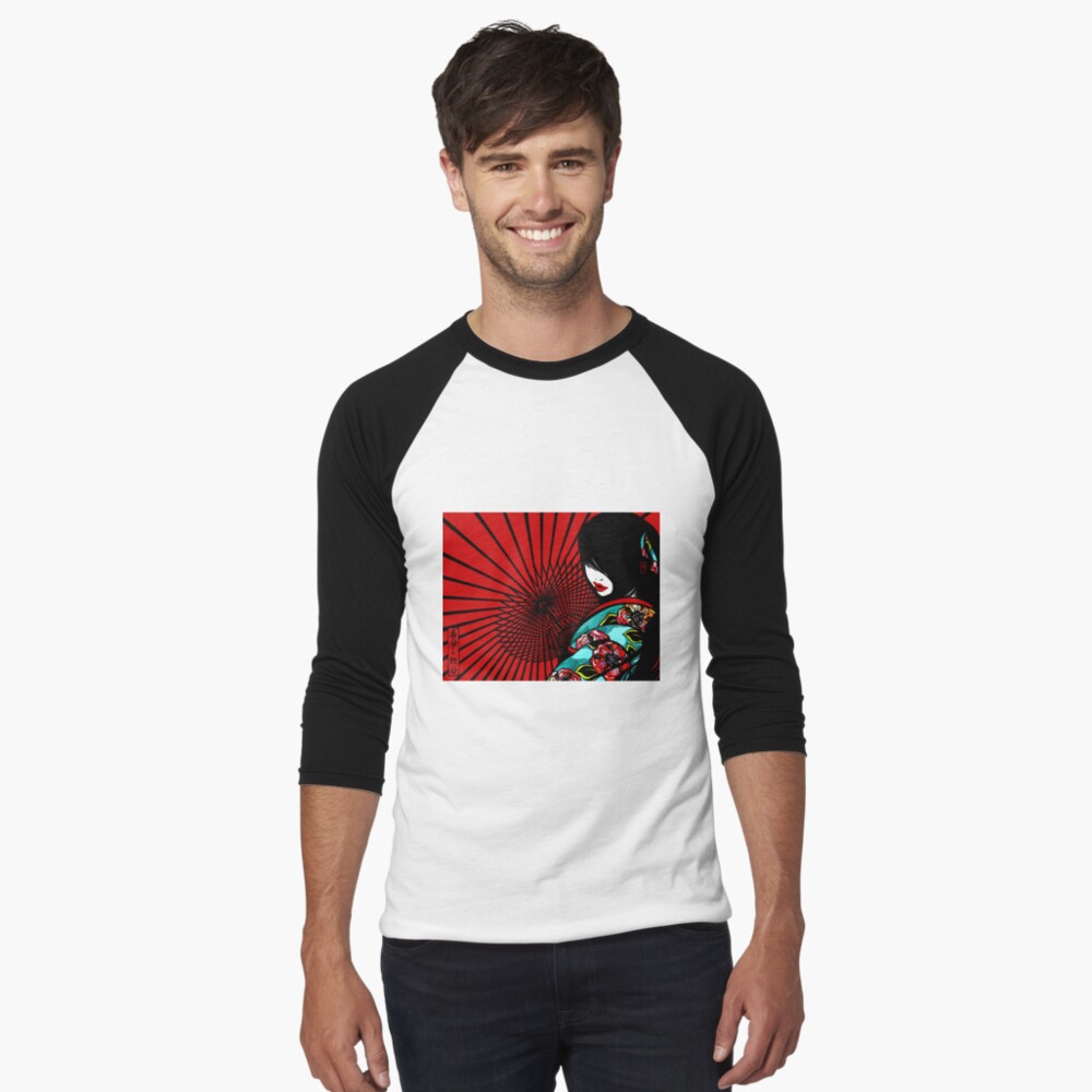 Item preview, Baseball ¾ Sleeve T-Shirt designed and sold by SajuArtZen.