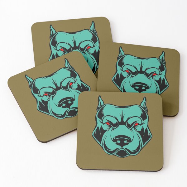 Item preview, Angry Mad Pitbull American Bully Dangerous Dog Breed designed and sold by PetsPal.